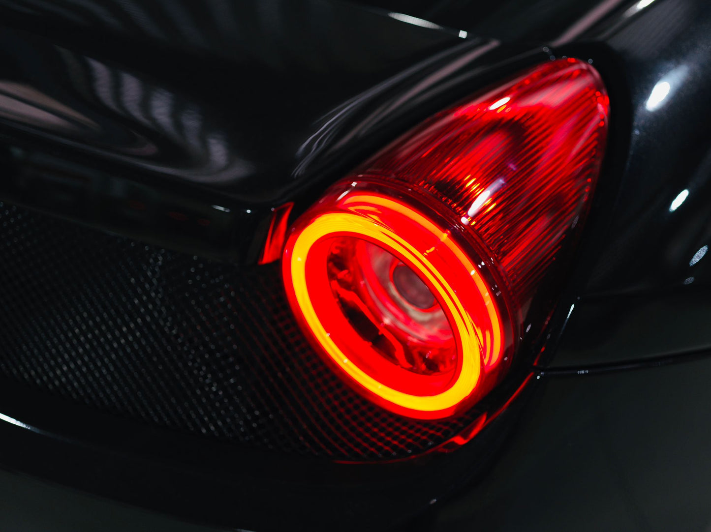 AlphaRex 10-15 Ferrari 458 NOVA-Series Prismatic LED Tail Lights Red Clear