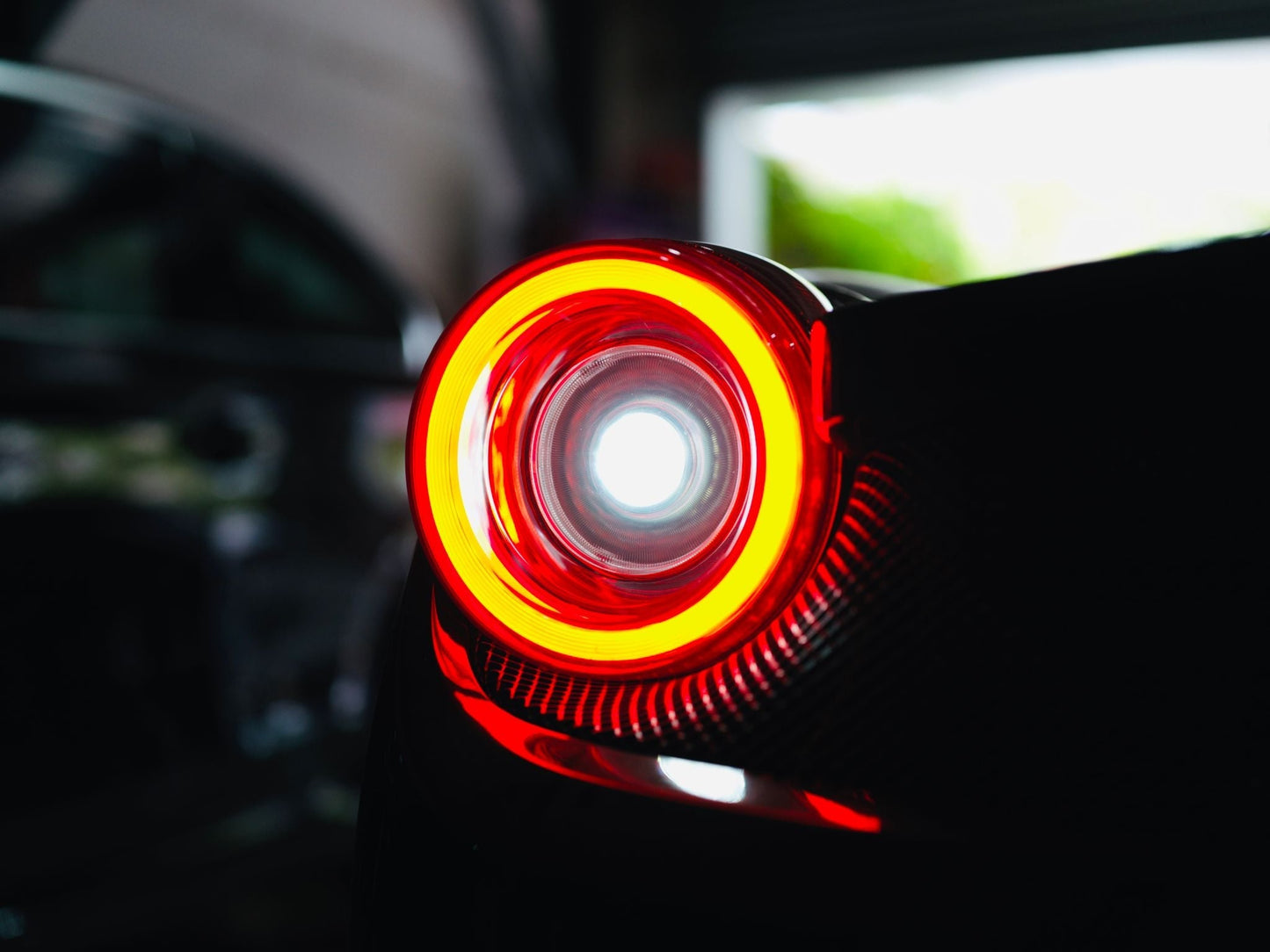 AlphaRex 10-15 Ferrari 458 NOVA-Series Prismatic LED Tail Lights Red Clear