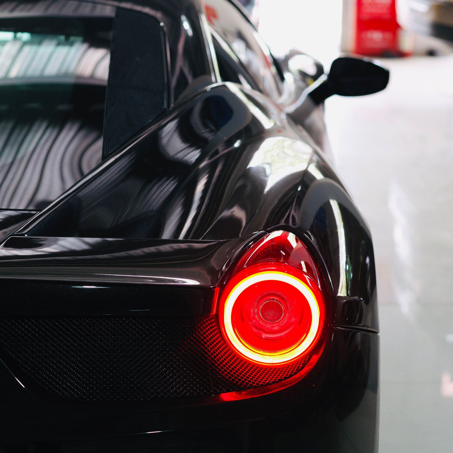 AlphaRex 10-15 Ferrari 458 NOVA-Series Prismatic LED Tail Lights Red Clear
