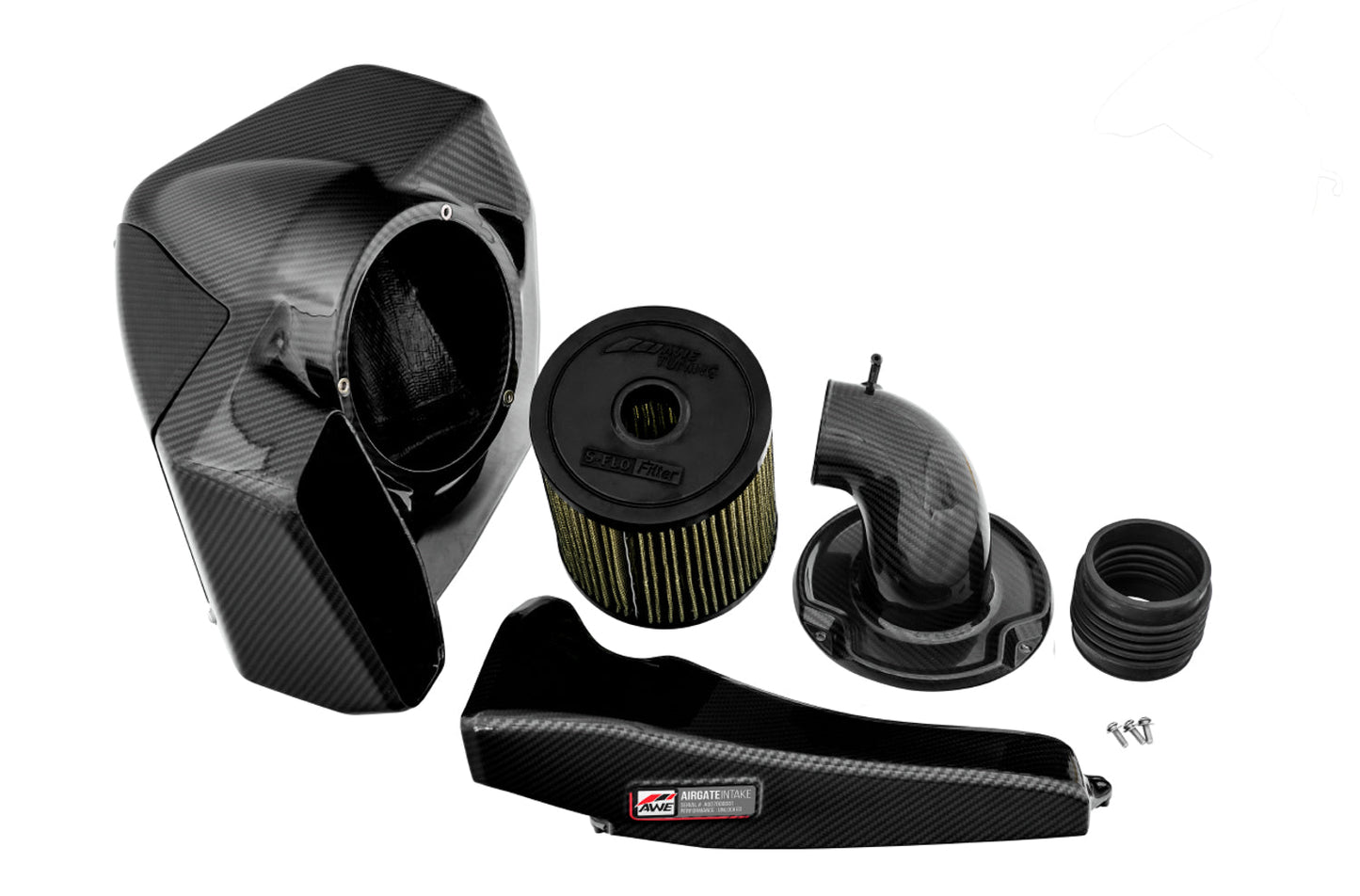 AWE Tuning AWE AirGateâ„¢ Carbon Fiber Intake for Audi B9 A4 / A5 2.0T - With Lid - 2660-15028
