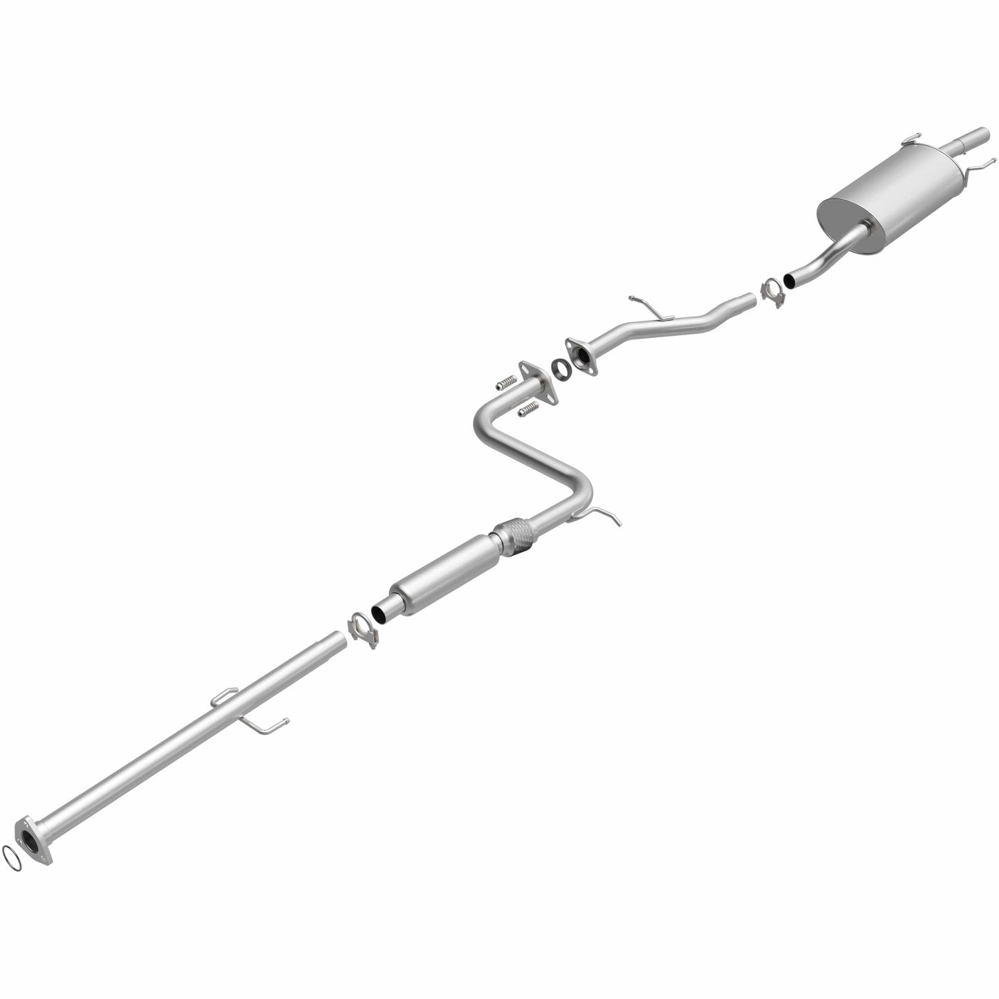BRExhaust 1994-1997 Honda Accord 2.2L Direct-Fit Replacement Exhaust System