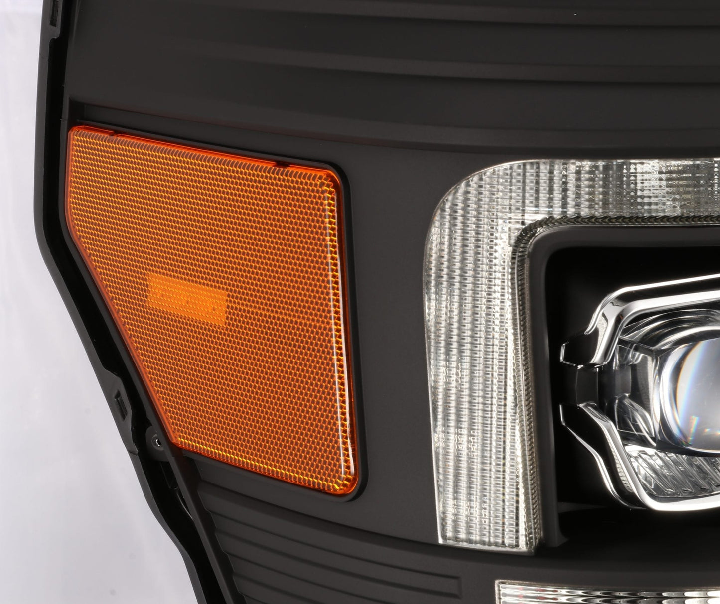 AlphaRex 11-16 Ford Super Duty NOVA-Series LED Projector Headlights Black