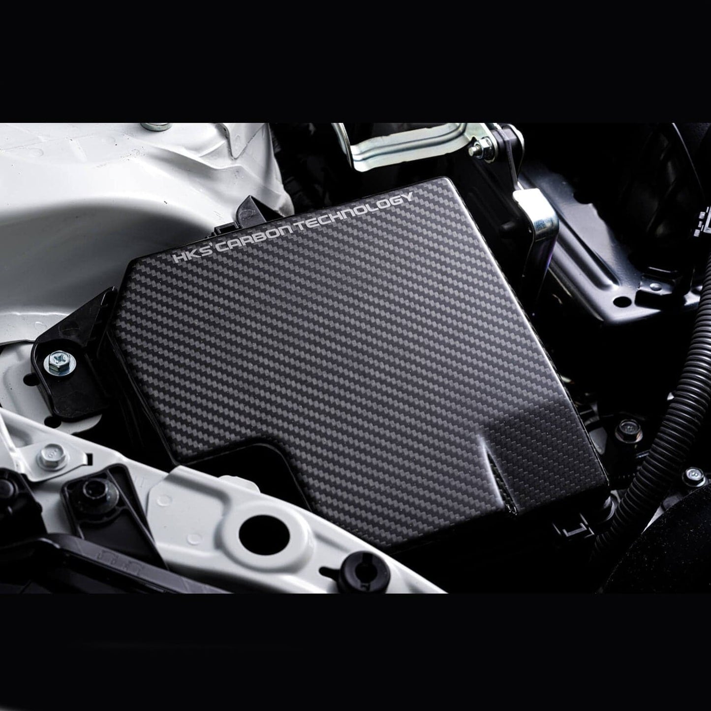 HKS Carbon Fiber Fuse Box Cover - Toyota GR86 / Subaru BRZ 22+