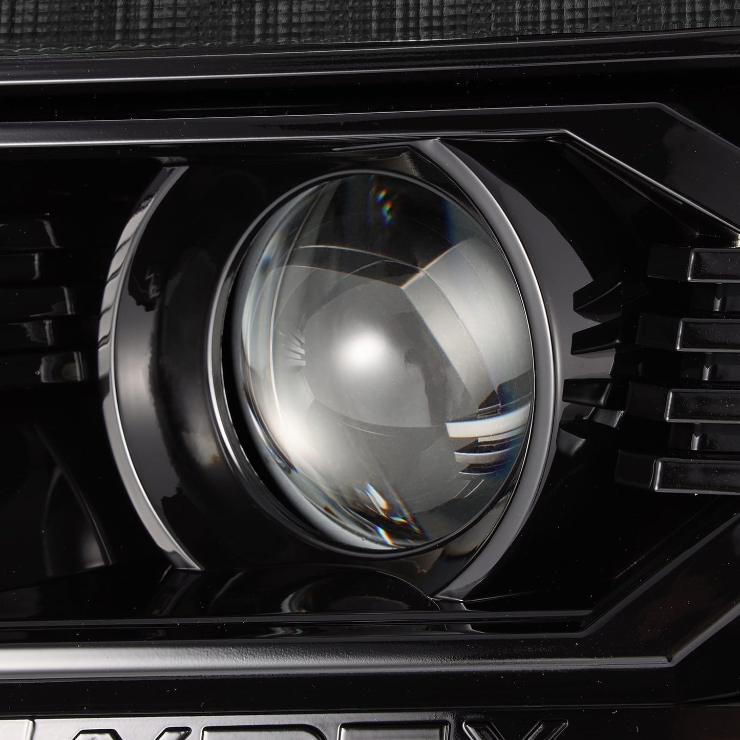 AlphaRex 12-15 Toyota Tacoma PRO-Series Halogen Projector Headlights Alpha-Black