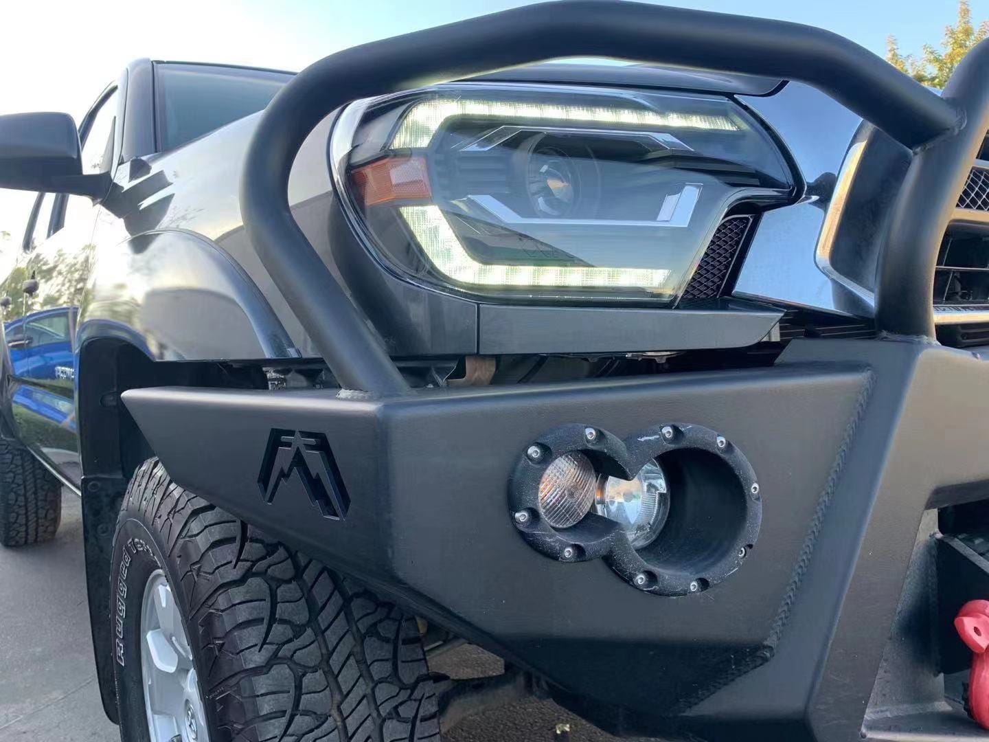 AlphaRex 12-15 Toyota Tacoma PRO-Series Halogen Projector Headlights Alpha-Black