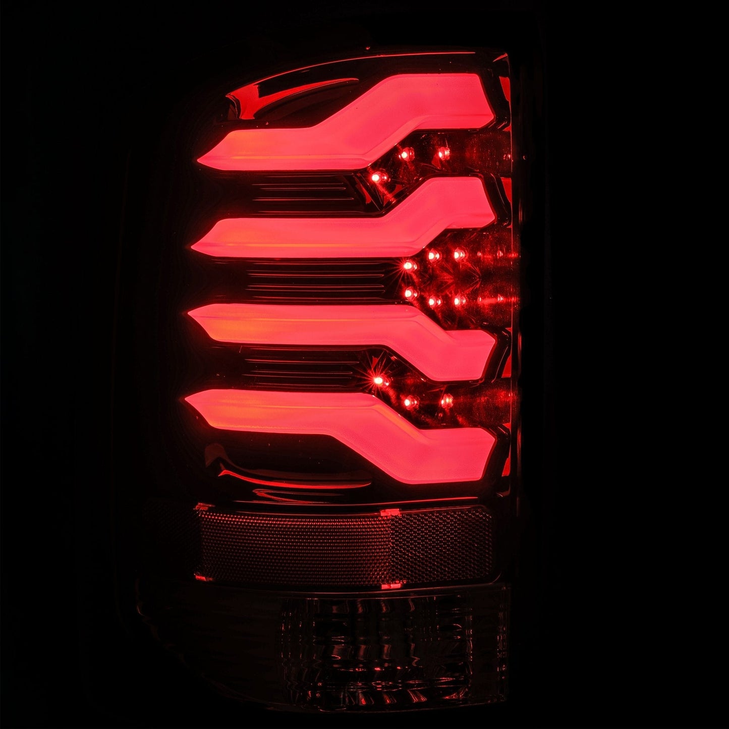 AlphaRex 14-18 GMC Sierra 1500/2500HD/3500HD PRO-Series LED Tail Lights Jet Black