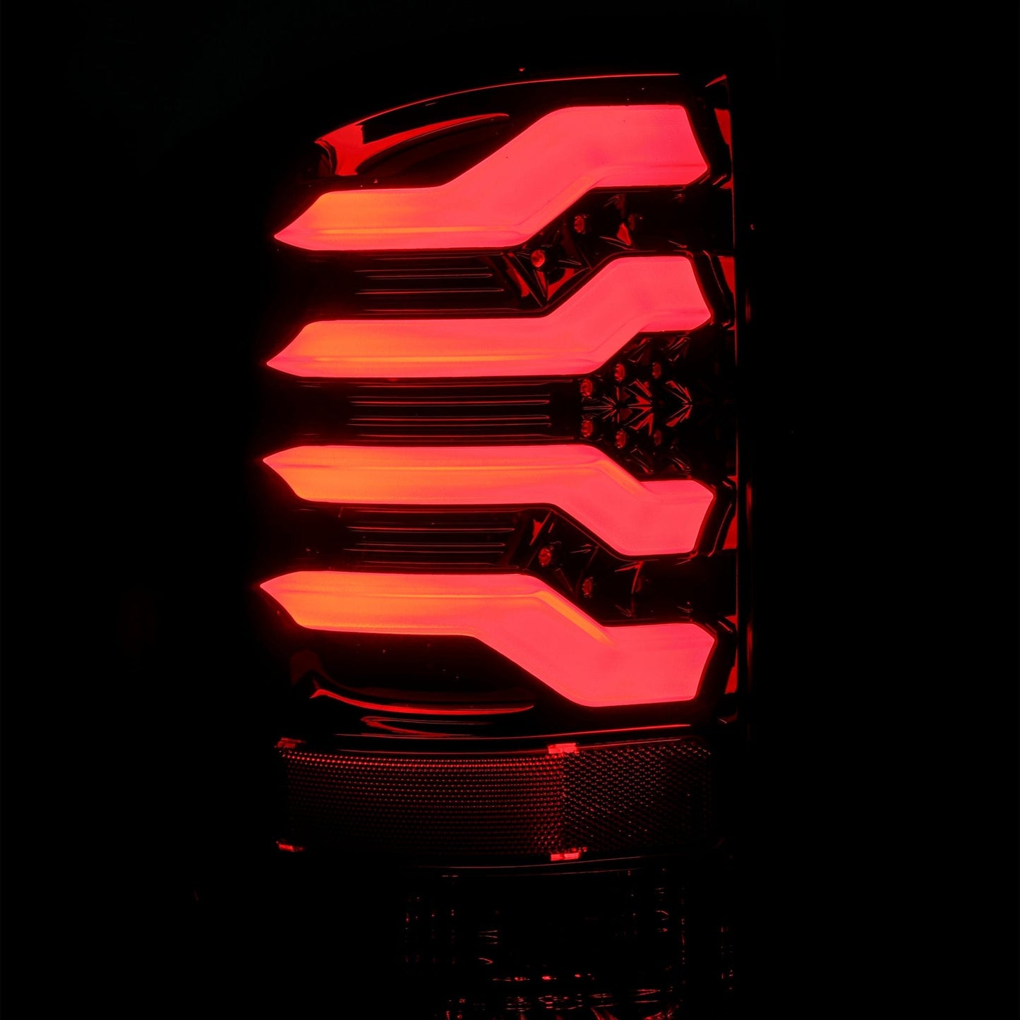 AlphaRex 14-18 GMC Sierra 1500/2500HD/3500HD PRO-Series LED Tail Lights Jet Black