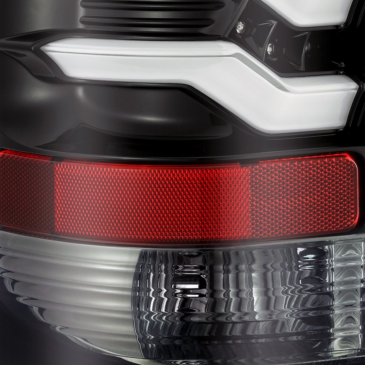 AlphaRex 14-18 GMC Sierra 1500/2500HD/3500HD PRO-Series LED Tail Lights Jet Black