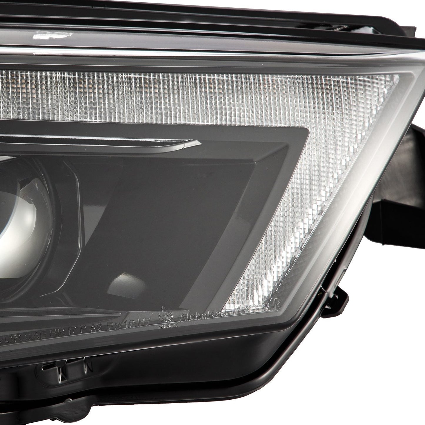 AlphaRex 14-20 Toyota 4Runner MK II PRO-Series Halogen Projector Headlights Alpha-Black