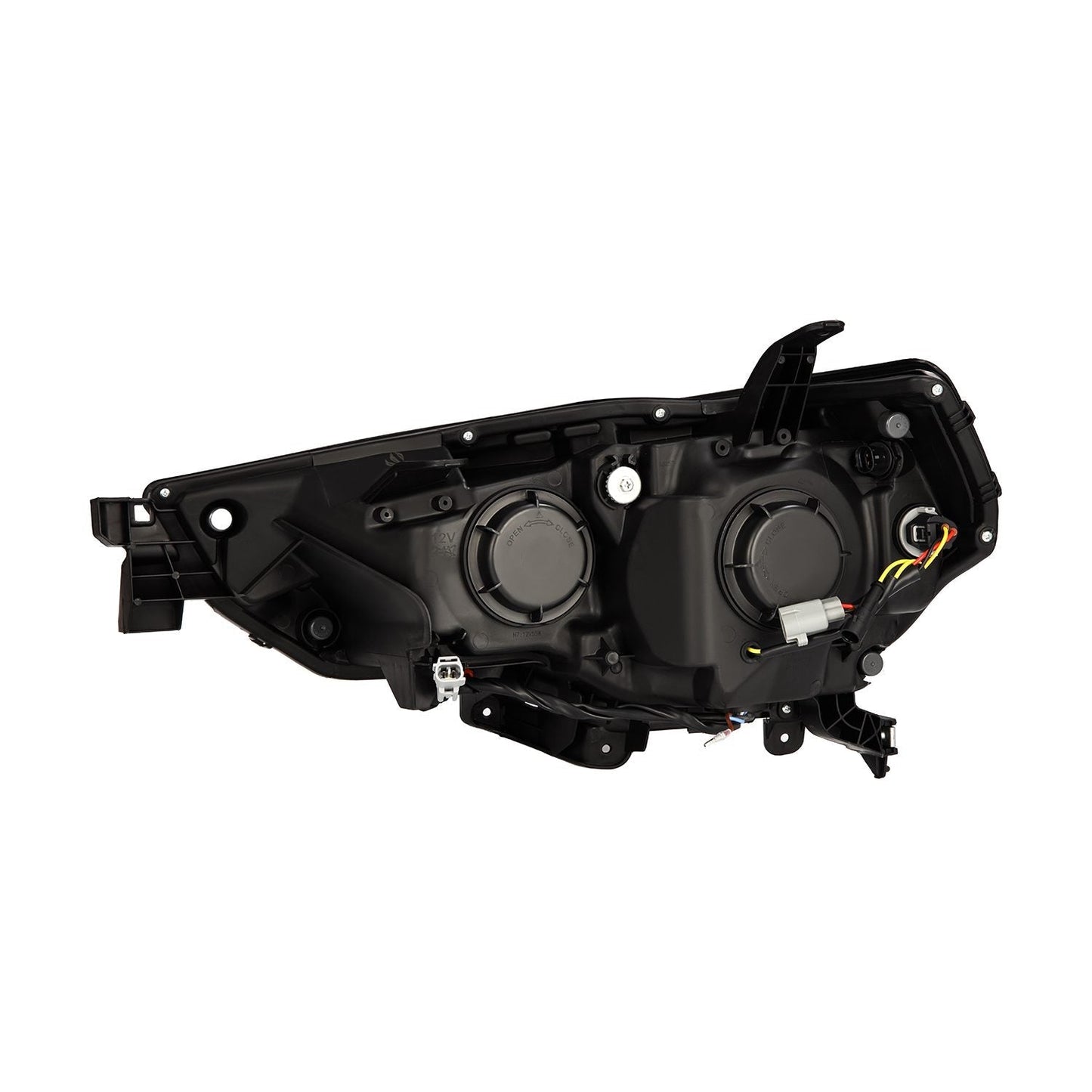 AlphaRex 14-20 Toyota 4Runner MK II PRO-Series Halogen Projector Headlights Alpha-Black