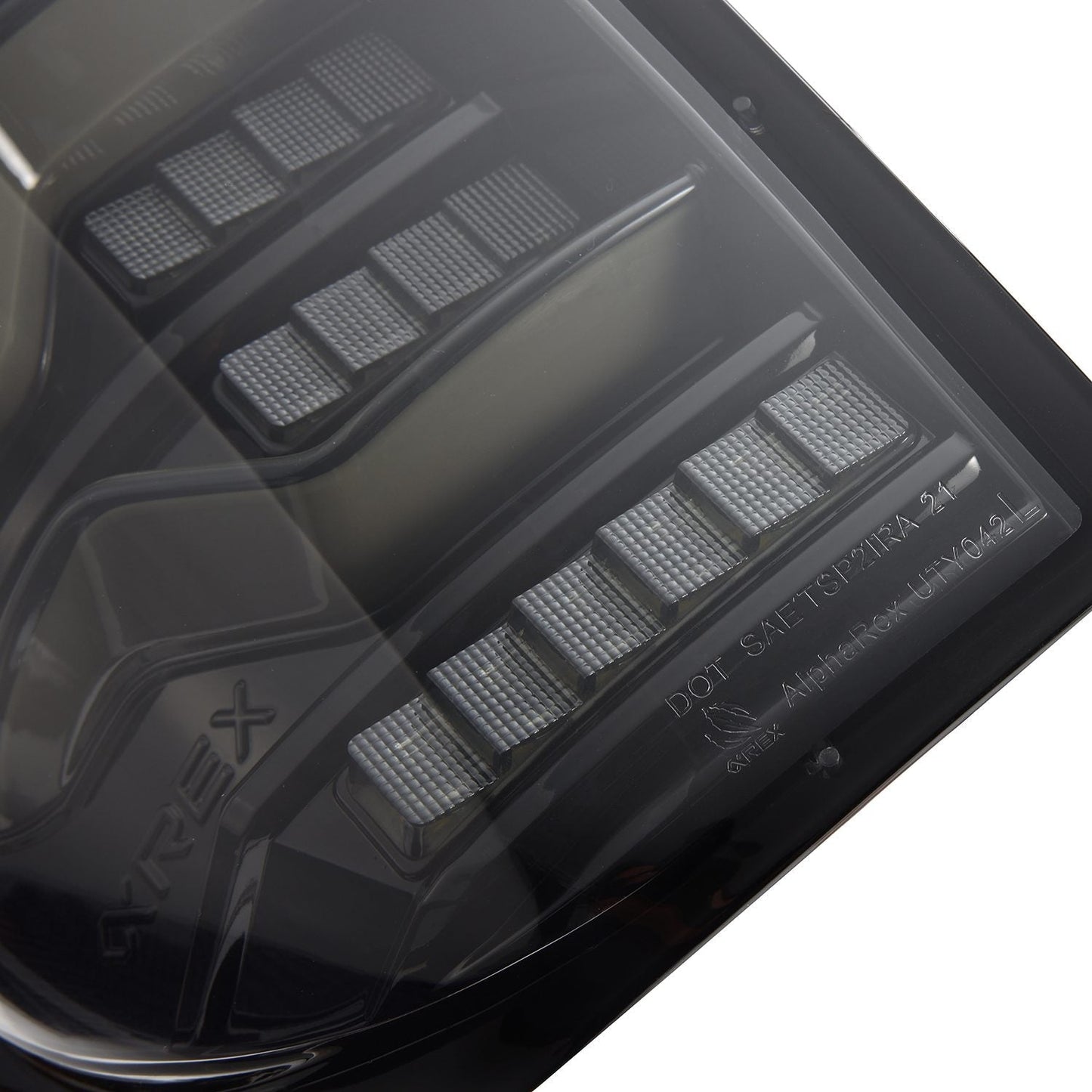 AlphaRex 14-21 Toyota Tundra LUXX-Series LED Tail Lights Alpha-Black