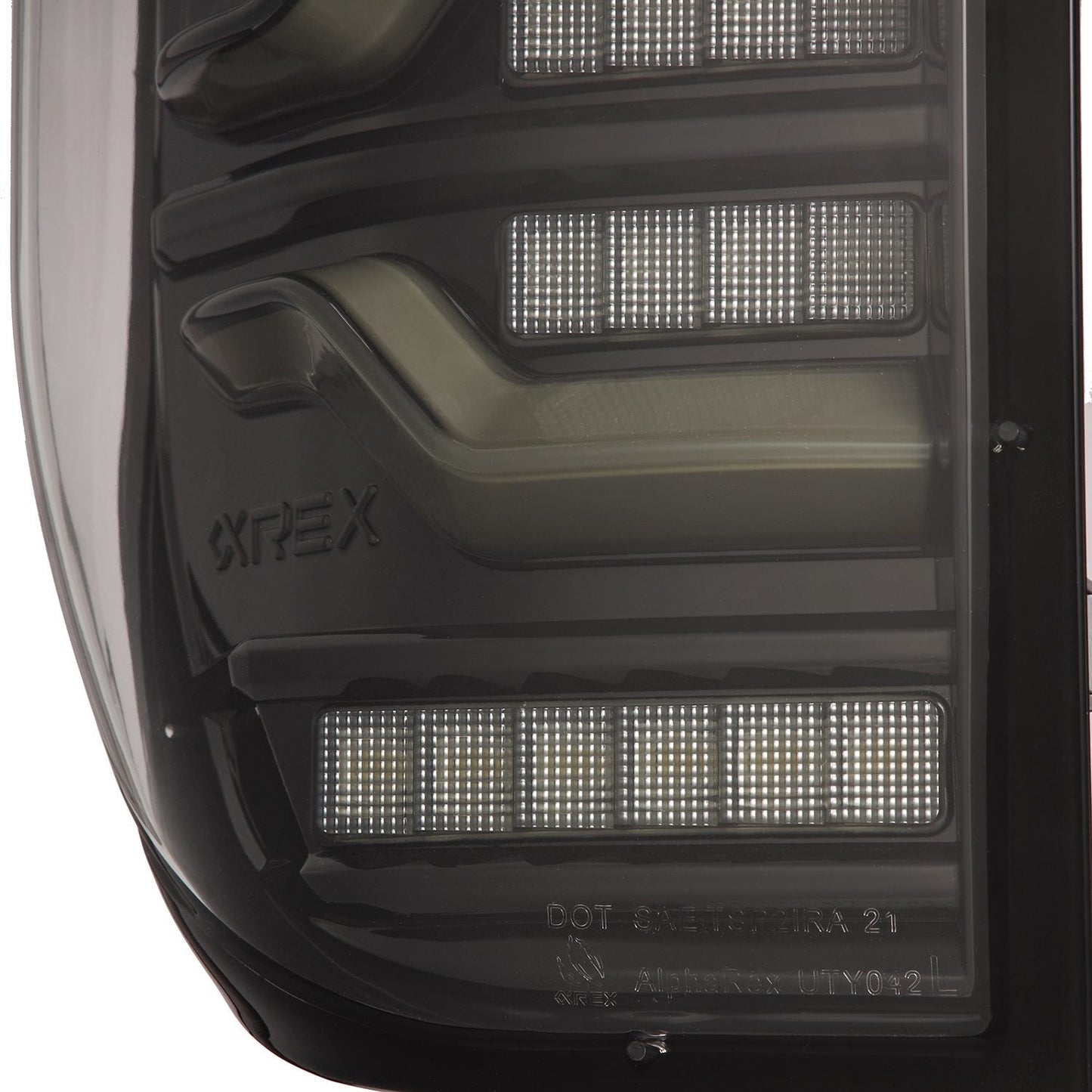 AlphaRex 14-21 Toyota Tundra LUXX-Series LED Tail Lights Black