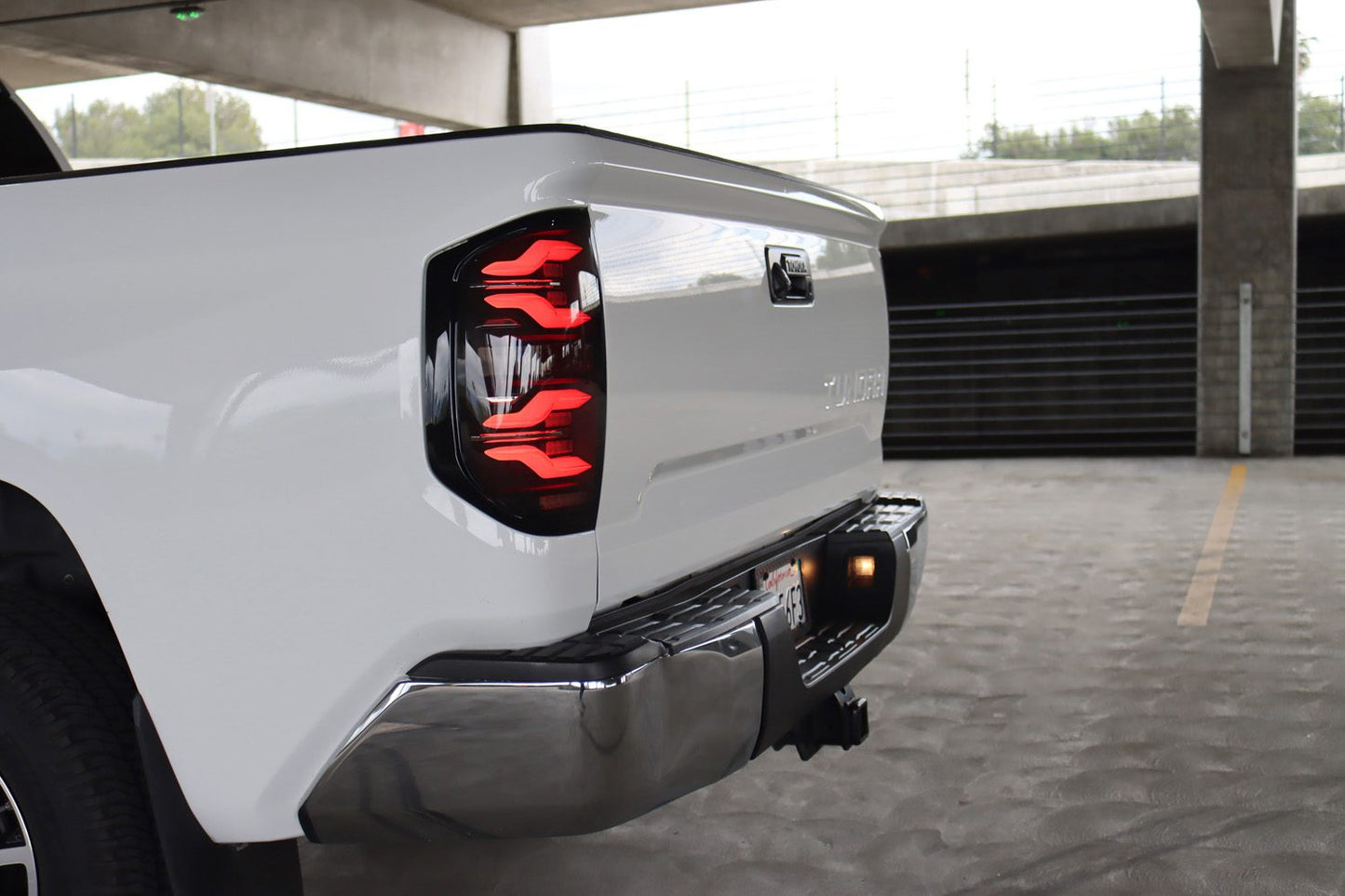 AlphaRex 14-21 Toyota Tundra LUXX-Series LED Tail Lights Black