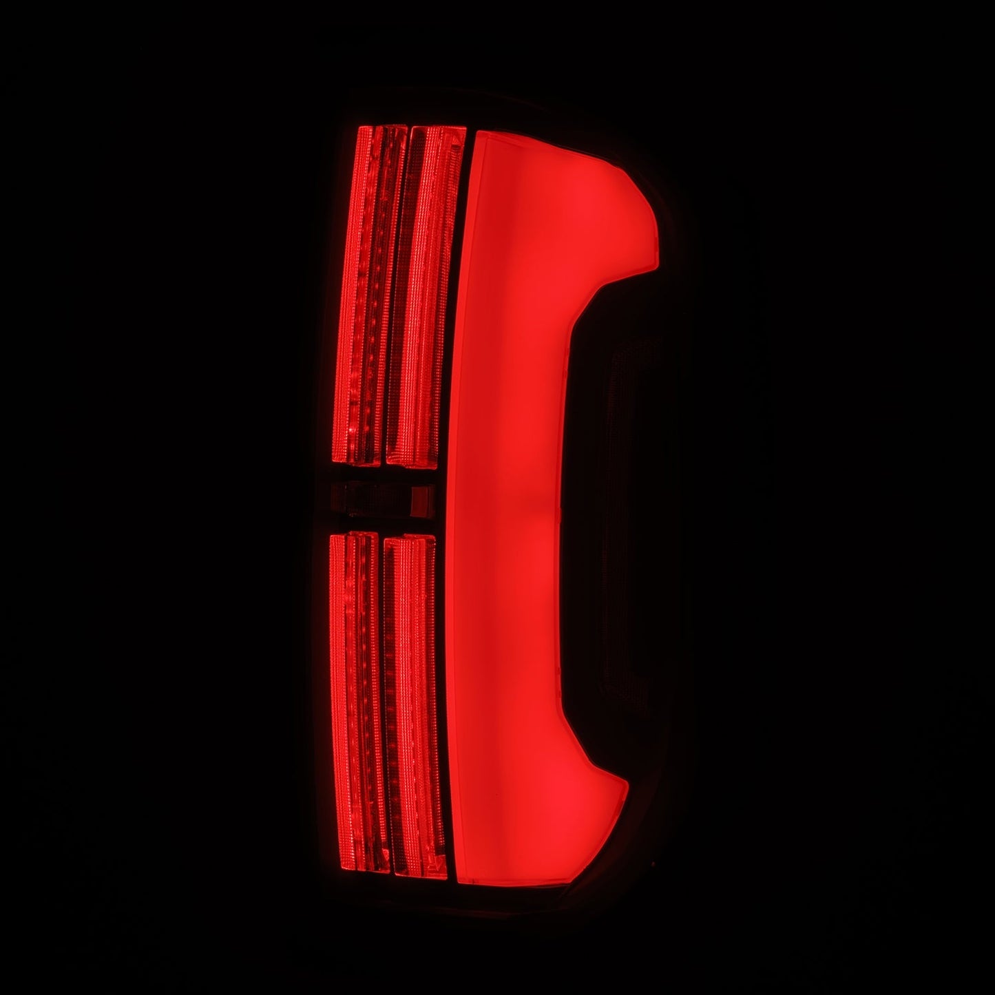 AlphaRex 14-21 Toyota Tundra NOVA-Series Prismatic LED Tail Lights Alpha-Black