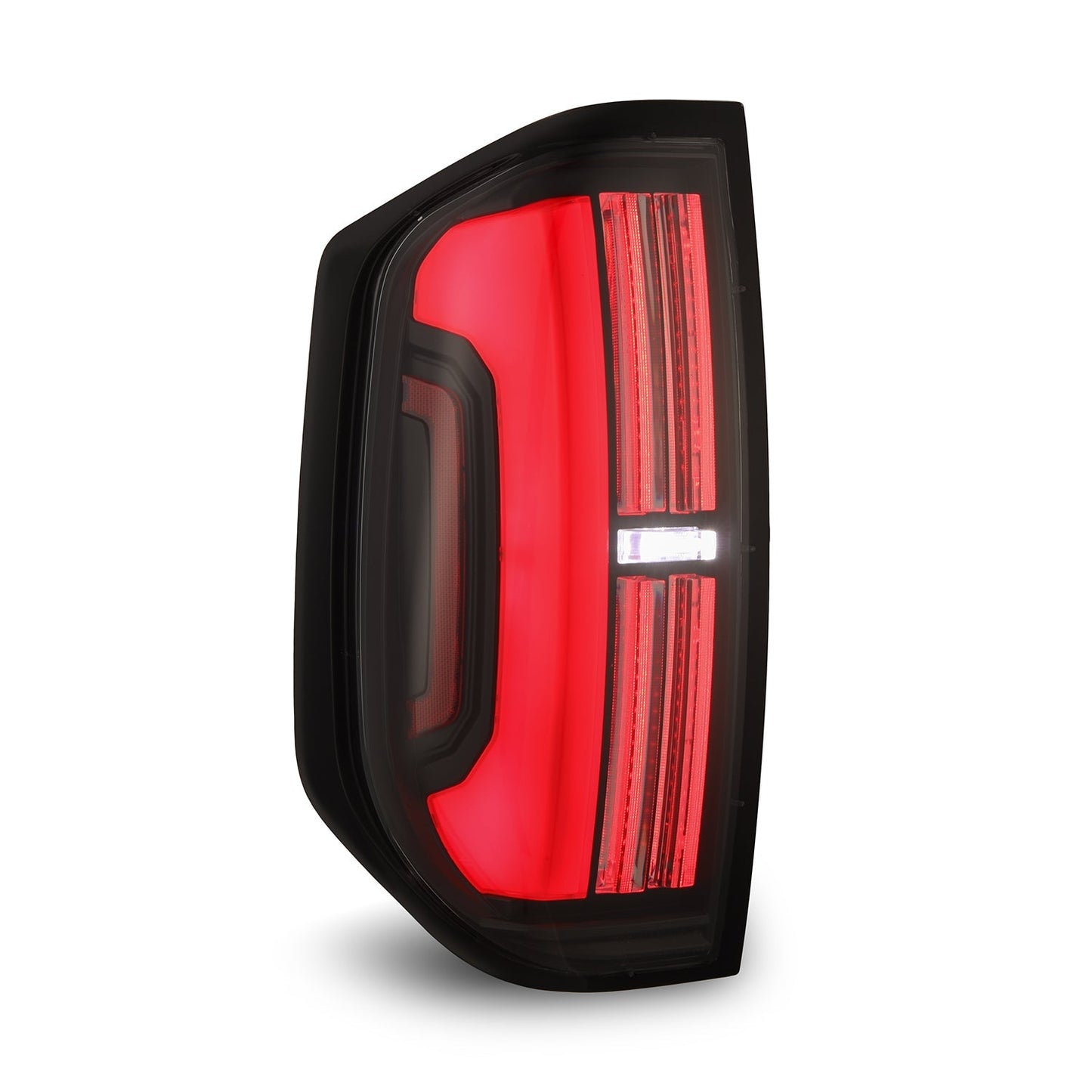 AlphaRex 14-21 Toyota Tundra NOVA-Series Prismatic LED Tail Lights Black-Red