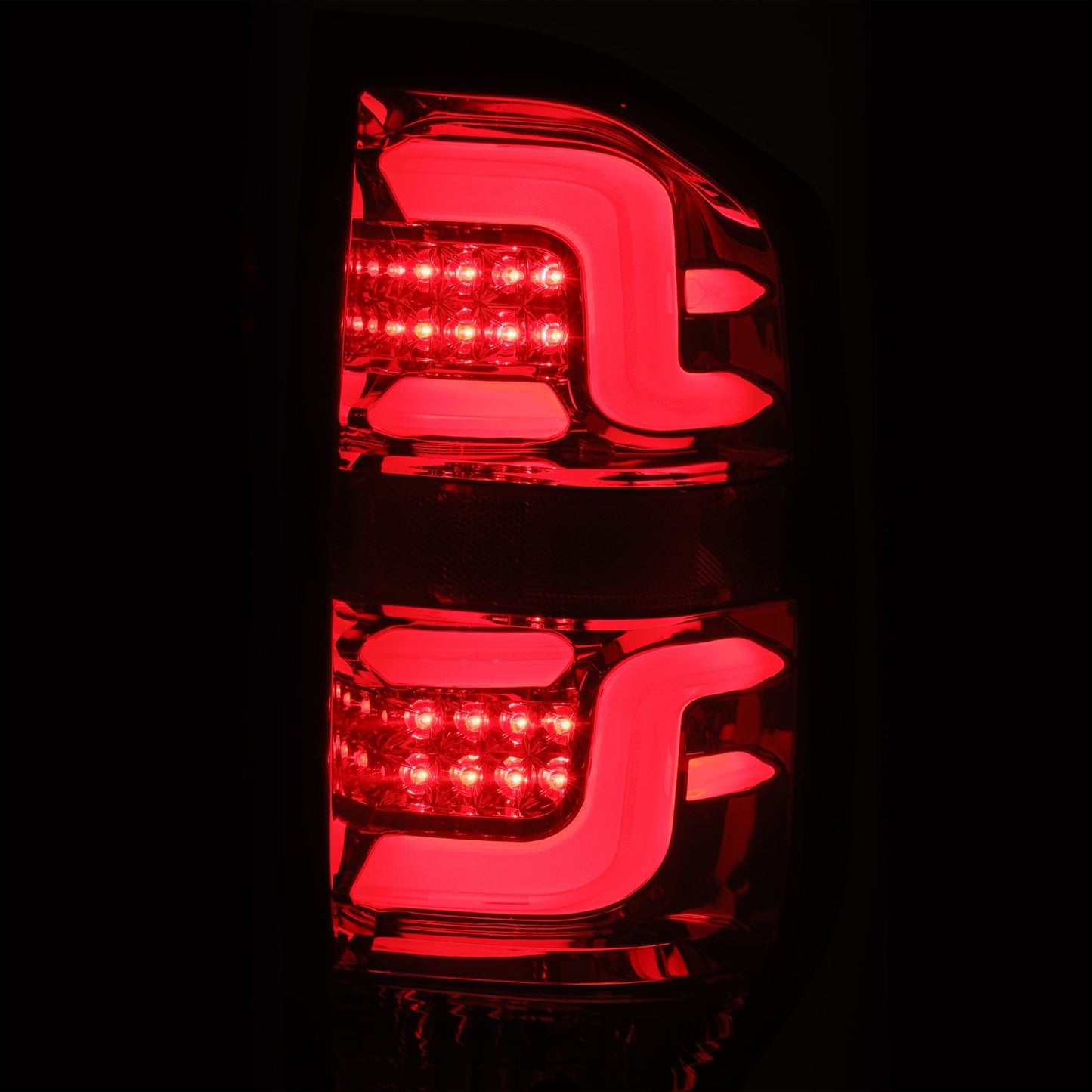 AlphaRex 14-21 Toyota Tundra PRO-Series LED Tail Lights Jet Black