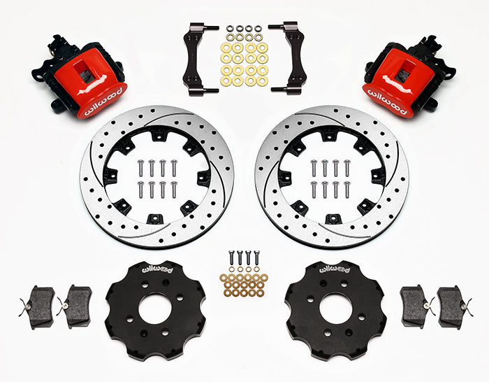 Wilwood Rear Parking Brake Caliper Brake Kit - 2.39" Axle Offset - 12.19" Rotors | 92-95 Civic / 93-97 Del Sol / 90-01 Integra (140-10207)