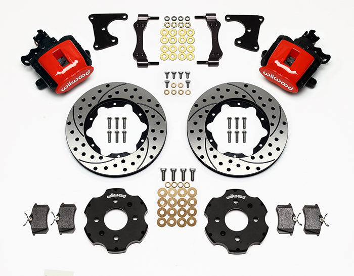 Wilwood Rear Parking Brake Caliper Brake Kit - 2.71" Axle Offset - 11" Rotors | 92-95 Civic / 93-97 Del Sol / 90-01 Integra (140-10210)
