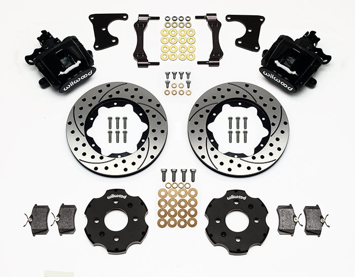 Wilwood Rear Parking Brake Caliper Brake Kit - 2.71" Axle Offset - 11" Rotors | 92-95 Civic / 93-97 Del Sol / 90-01 Integra (140-10210)