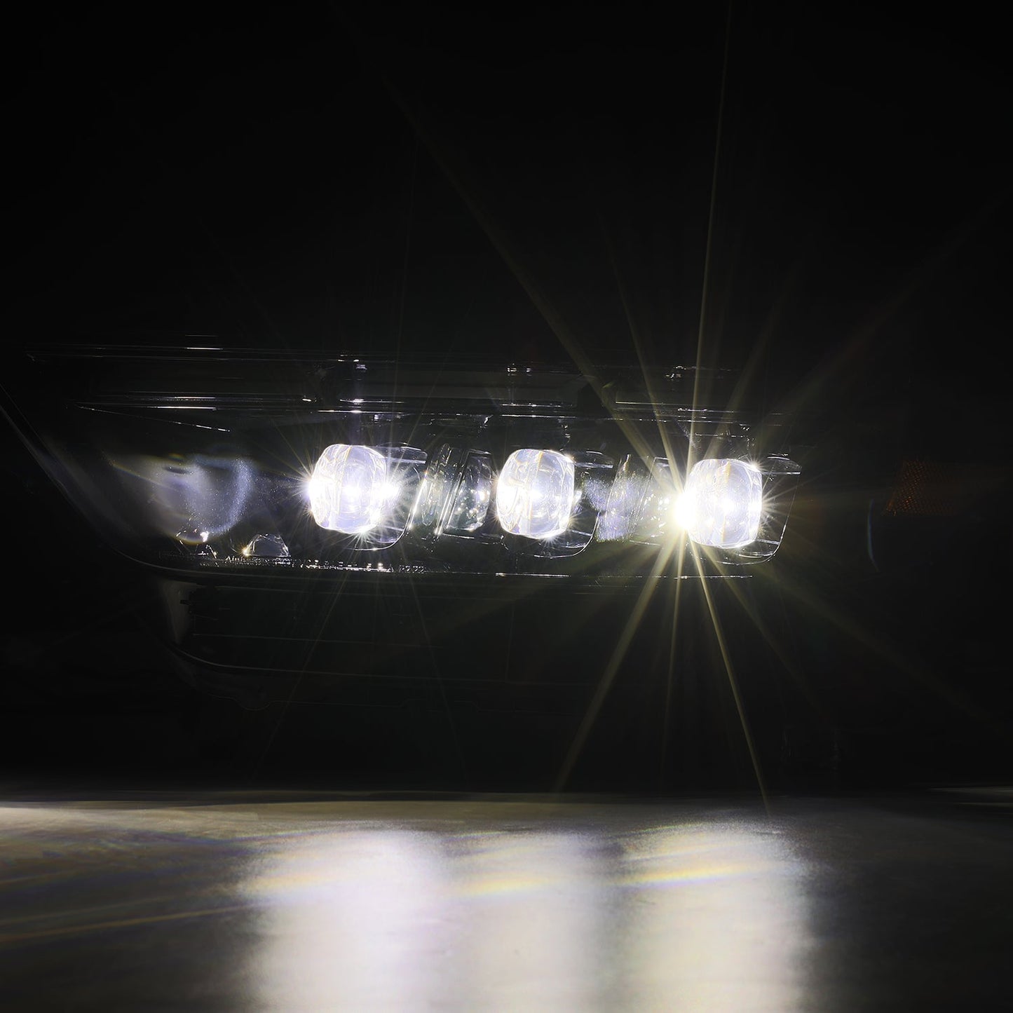 AlphaRex 15-17 Ford Mustang/18-20 Mustang Shelby GT350/GT500 MK II NOVA-Series LED Projector Headlights Alpha-Black