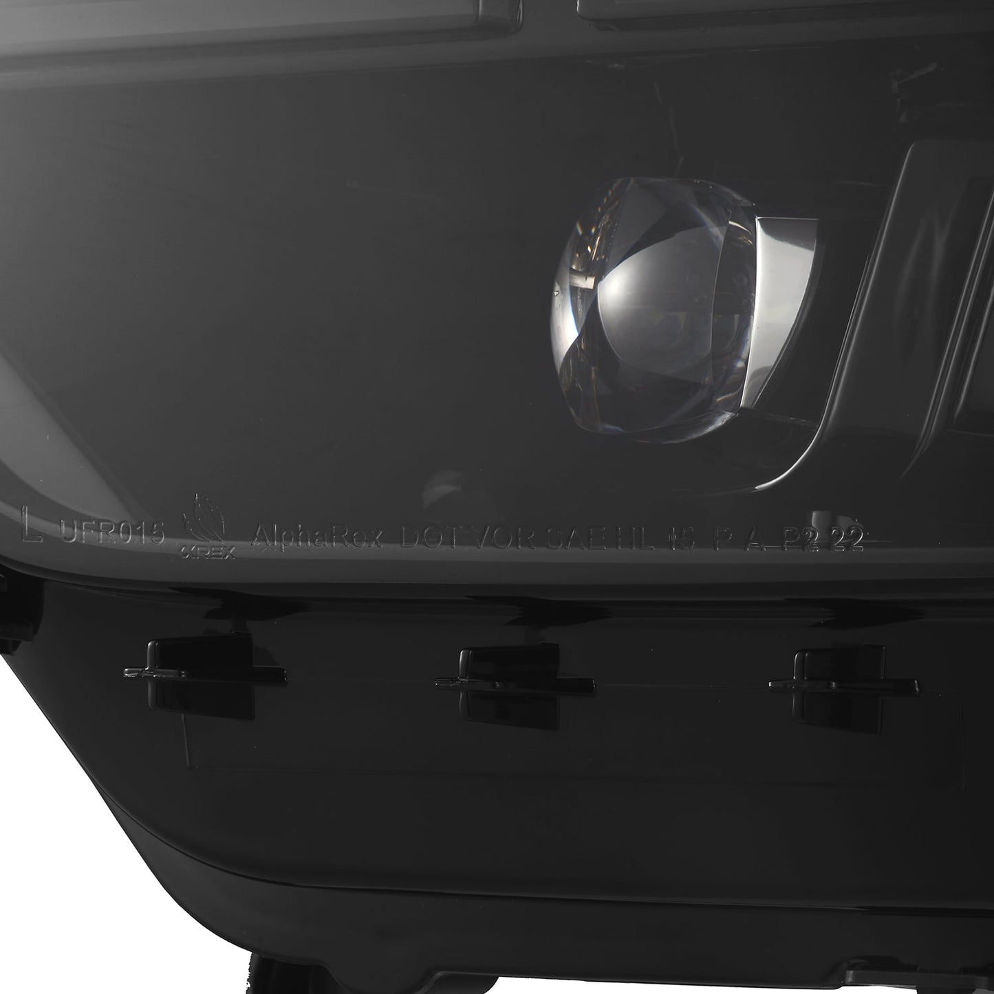 AlphaRex 15-17 Ford Mustang/18-20 Mustang Shelby GT350/GT500 MK II NOVA-Series LED Projector Headlights Alpha-Black