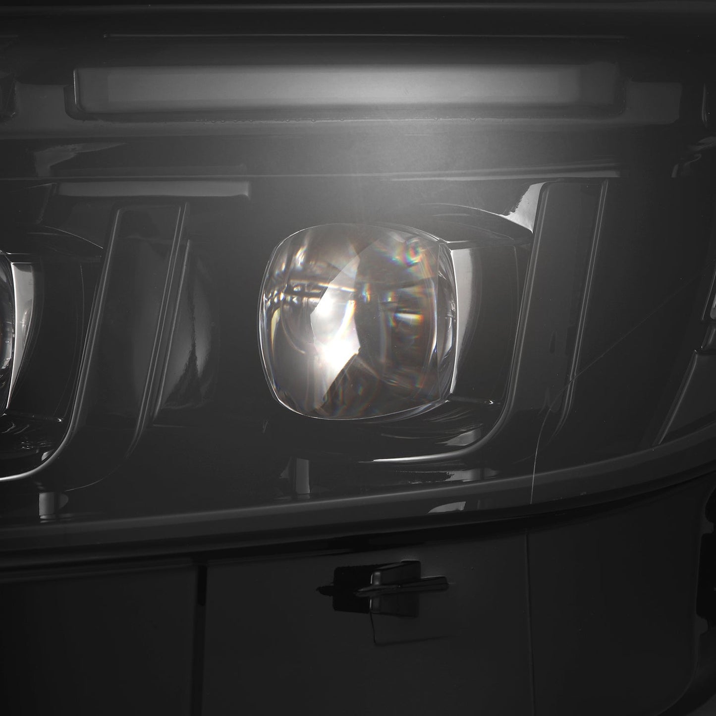 AlphaRex 15-17 Ford Mustang/18-20 Mustang Shelby GT350/GT500 MK II NOVA-Series LED Projector Headlights Alpha-Black