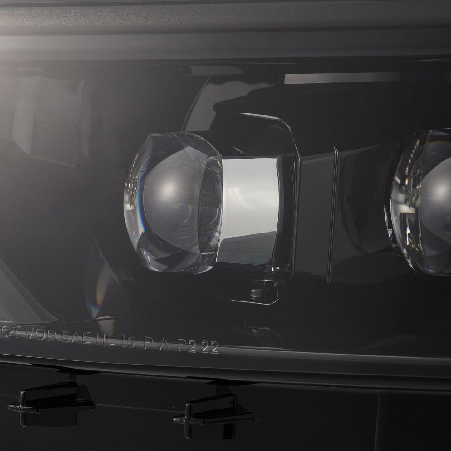 AlphaRex 15-17 Ford Mustang/18-20 Mustang Shelby GT350/GT500 NOVA-Series LED Projector Headlights Alpha-Black