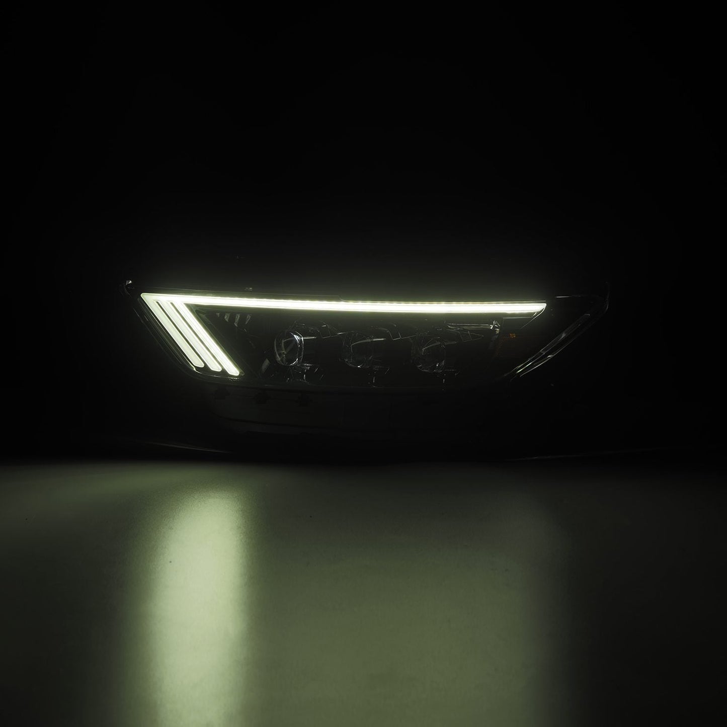 AlphaRex 15-17 Ford Mustang/18-20 Mustang Shelby GT350/GT500 NOVA-Series LED Projector Headlights Alpha-Black
