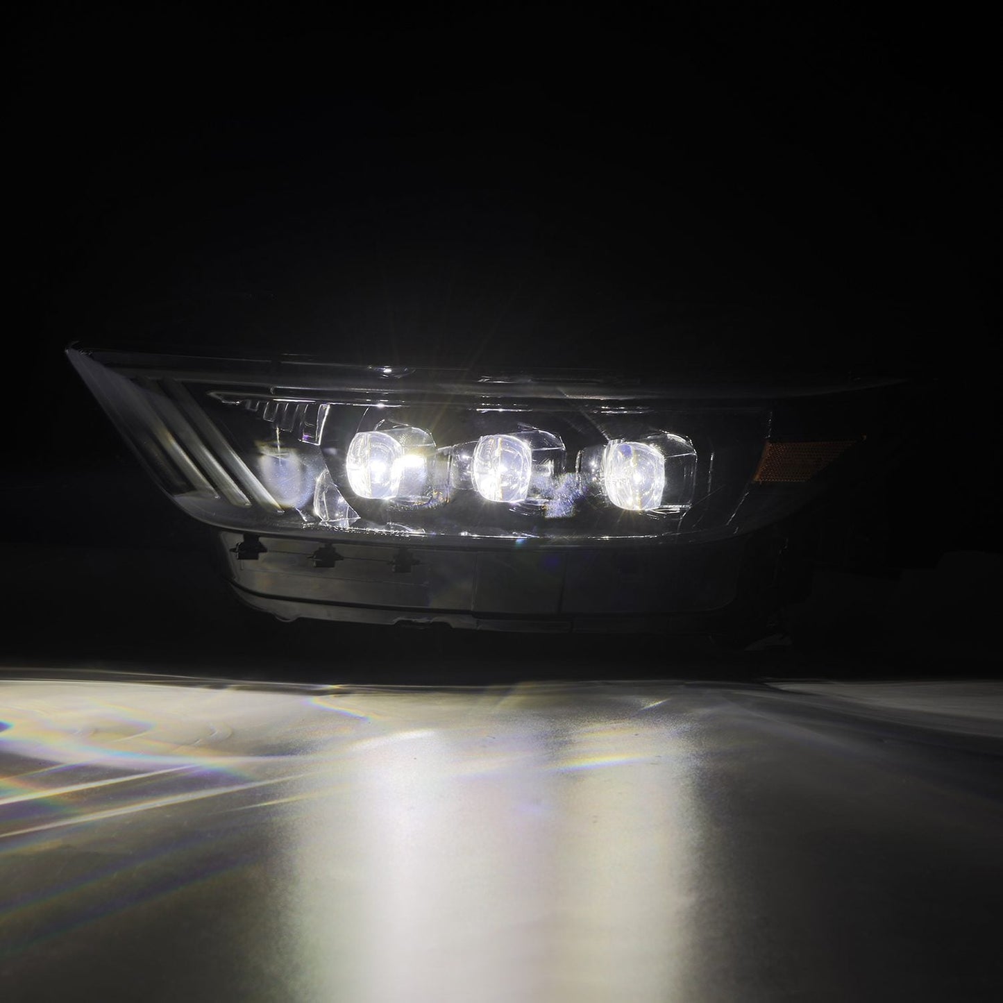 AlphaRex 15-17 Ford Mustang/18-20 Mustang Shelby GT350/GT500 NOVA-Series LED Projector Headlights Alpha-Black