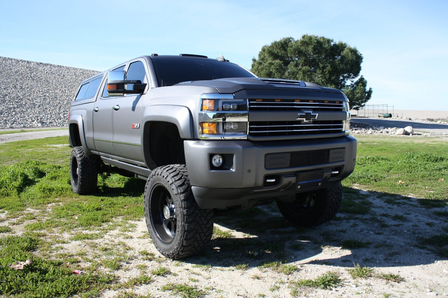 AlphaRex 15-19 Chevrolet Silverado 2500HD/3500HD MKII NOVA-Series LED Projector Headlights Jet Black
