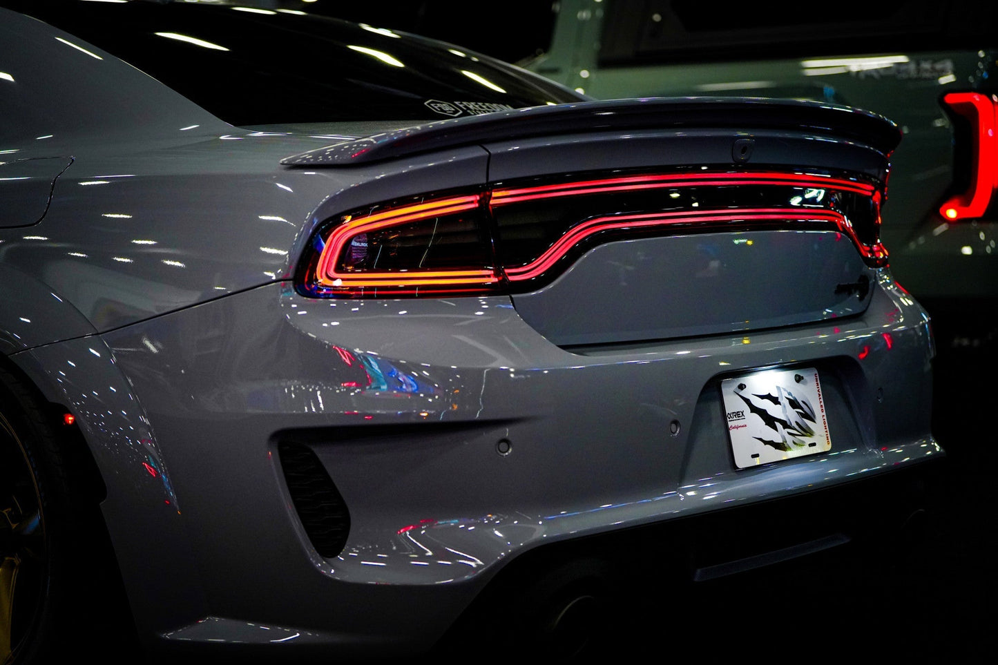 AlphaRex 15-23 Dodge Charger MKII NOVA-Series Prismatic LED Tail Lights Alpha-Black