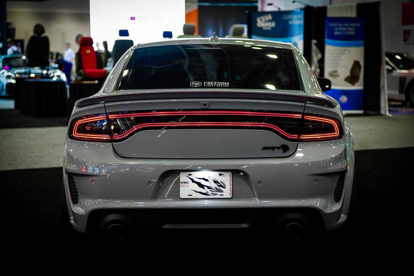 AlphaRex 15-23 Dodge Charger MKII NOVA-Series Prismatic LED Tail Lights Alpha-Black