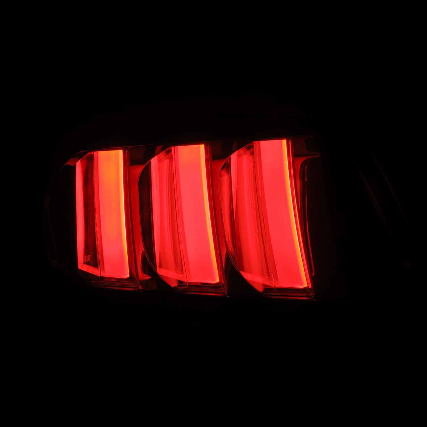 AlphaRex 15-23 Ford Mustang NOVA-Series Prismatic LED Tail Lights Black-Clear