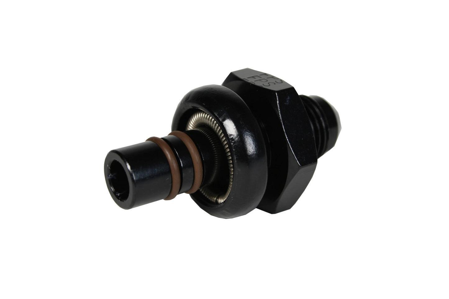Aeromotive Fuel System 3/8 Male Spring Lock / AN-06 Feed Line Adapter (Ford). - 15123