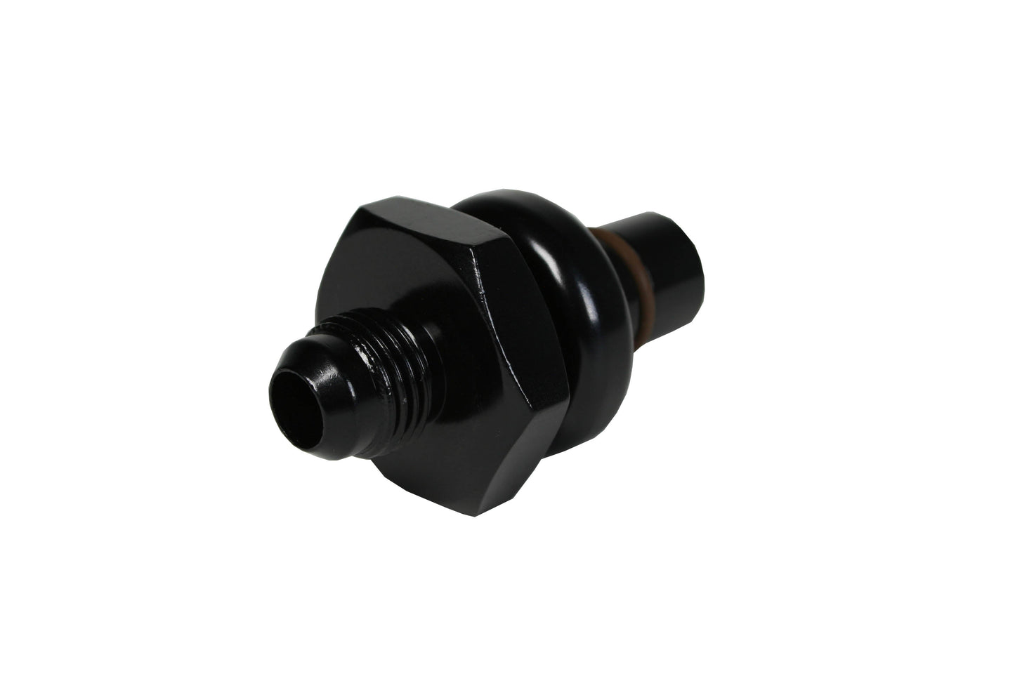 Aeromotive Fuel System 1/2" Male Spring Lock / AN-06 Feed Line Adapter (Ford). - 15124