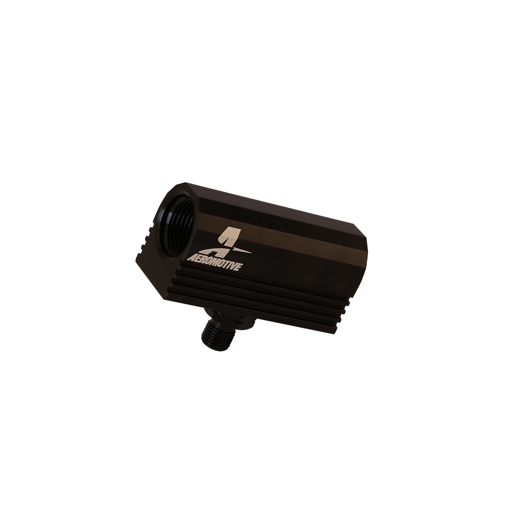 Aeromotive Fuel System Adapter, GM LT Direct Injection, Fuel Pressure Sensor, AN-08 ORB - M10x1.0 ORB - 15132
