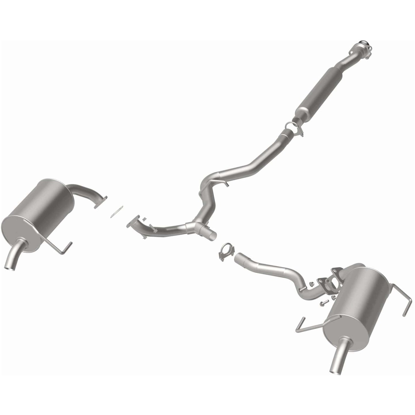 BRExhaust 2005-2007 Subaru Outback 3.0L Direct-Fit Replacement Exhaust System