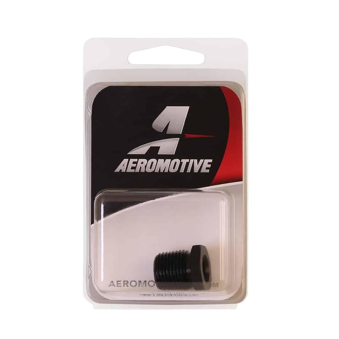 Aeromotive Fuel System Fitting, Bushing, Gauge or Sensor Adapter, 3/8-NPT Male to 1/8"-NPT Female - 15728