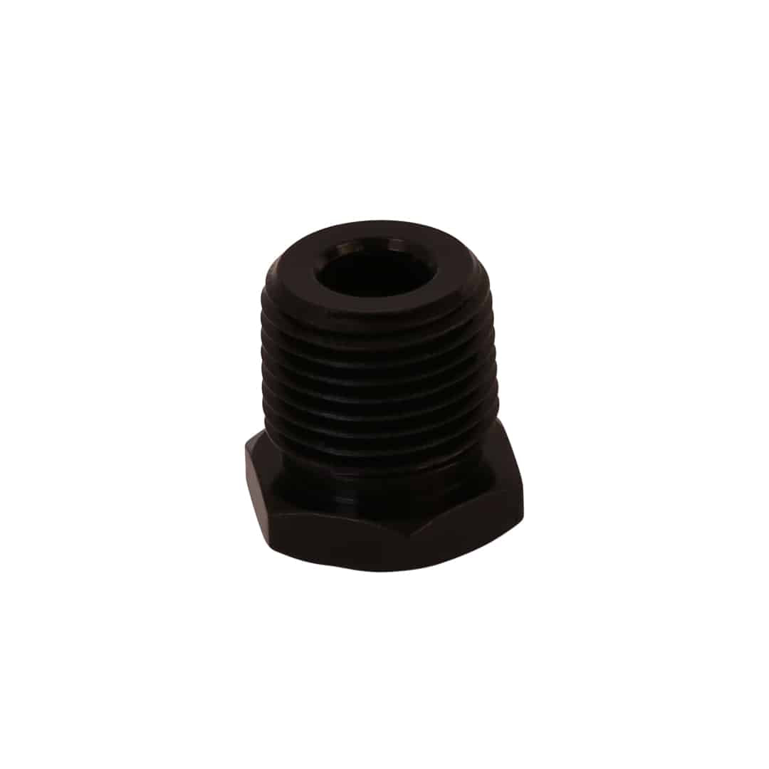 Aeromotive Fuel System Fitting, Bushing, Gauge or Sensor Adapter, 3/8-NPT Male to 1/8"-NPT Female - 15728