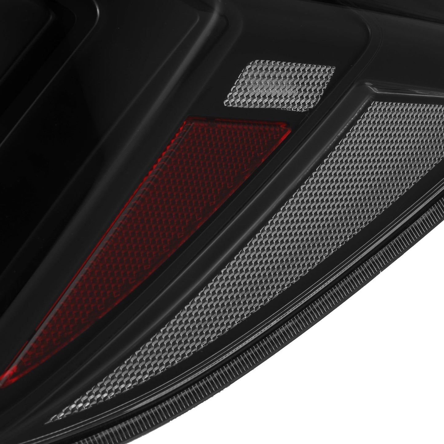 AlphaRex 16-21 Honda Civic Hatchback NOVA-Series Prismatic LED Tail Lights Alpha-Black