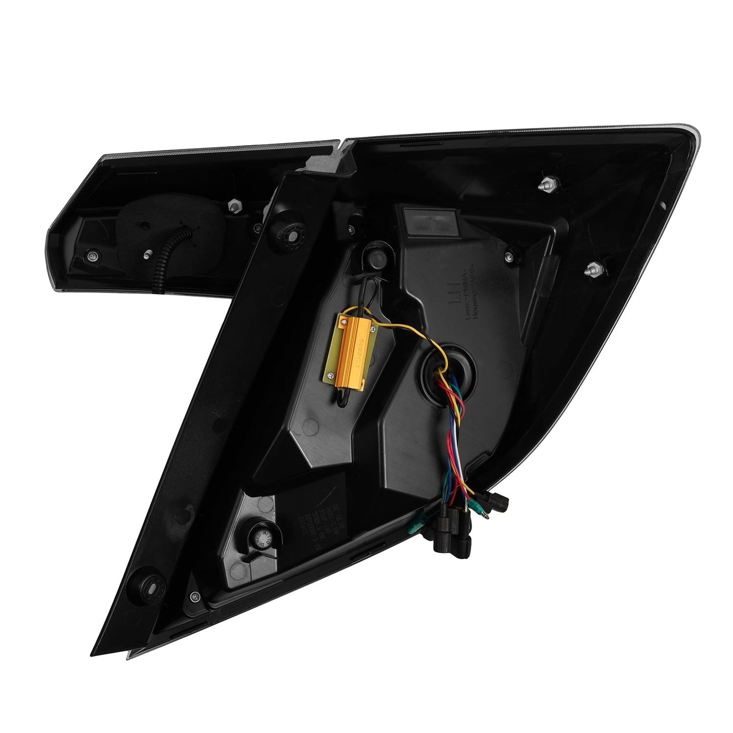 AlphaRex 16-21 Honda Civic Hatchback NOVA-Series Prismatic LED Tail Lights Alpha-Black