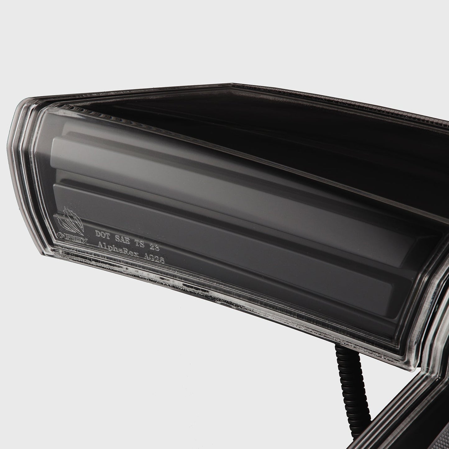 AlphaRex 16-21 Honda Civic Hatchback NOVA-Series Prismatic LED Tail Lights Alpha-Black
