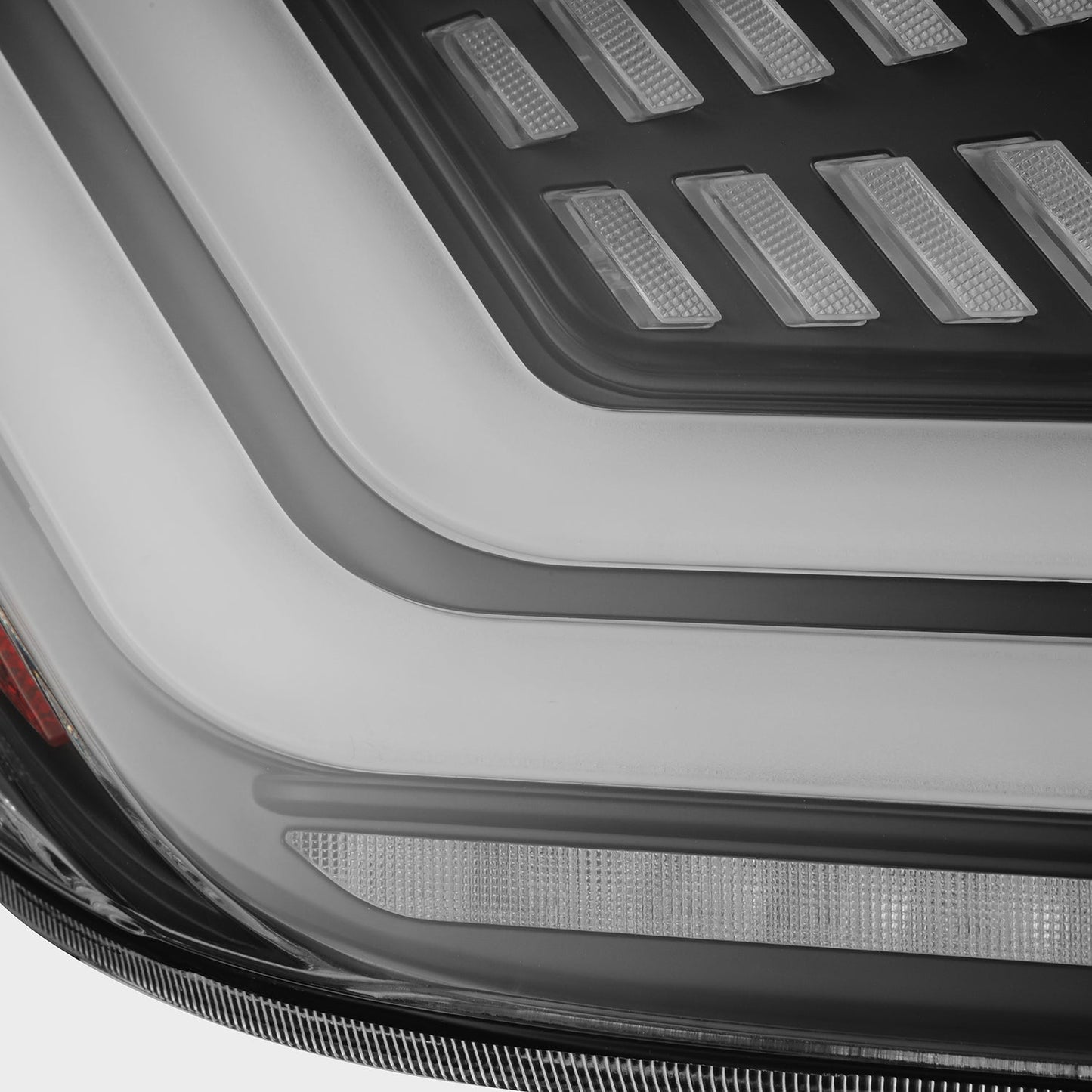 AlphaRex 16-21 Honda Civic Hatchback NOVA-Series Prismatic LED Tail Lights Black