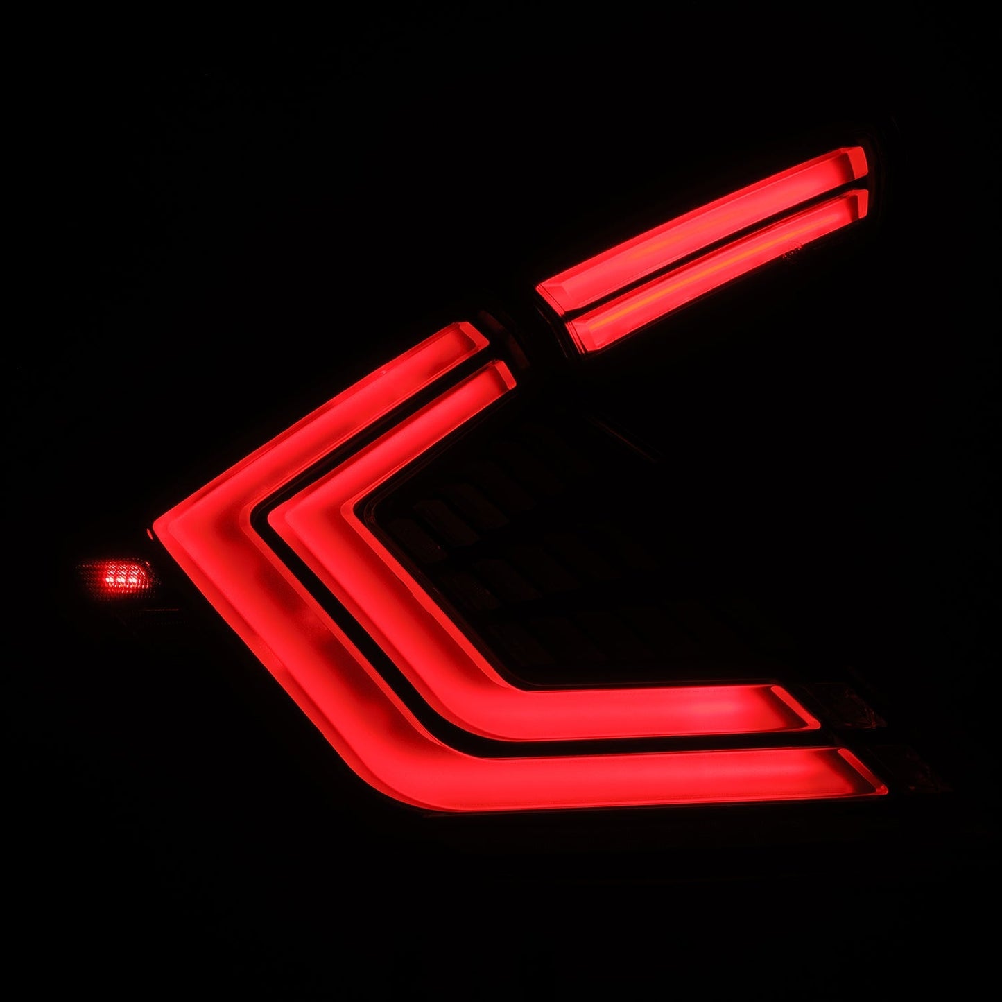 AlphaRex 16-21 Honda Civic Hatchback NOVA-Series Prismatic LED Tail Lights Black Smoke