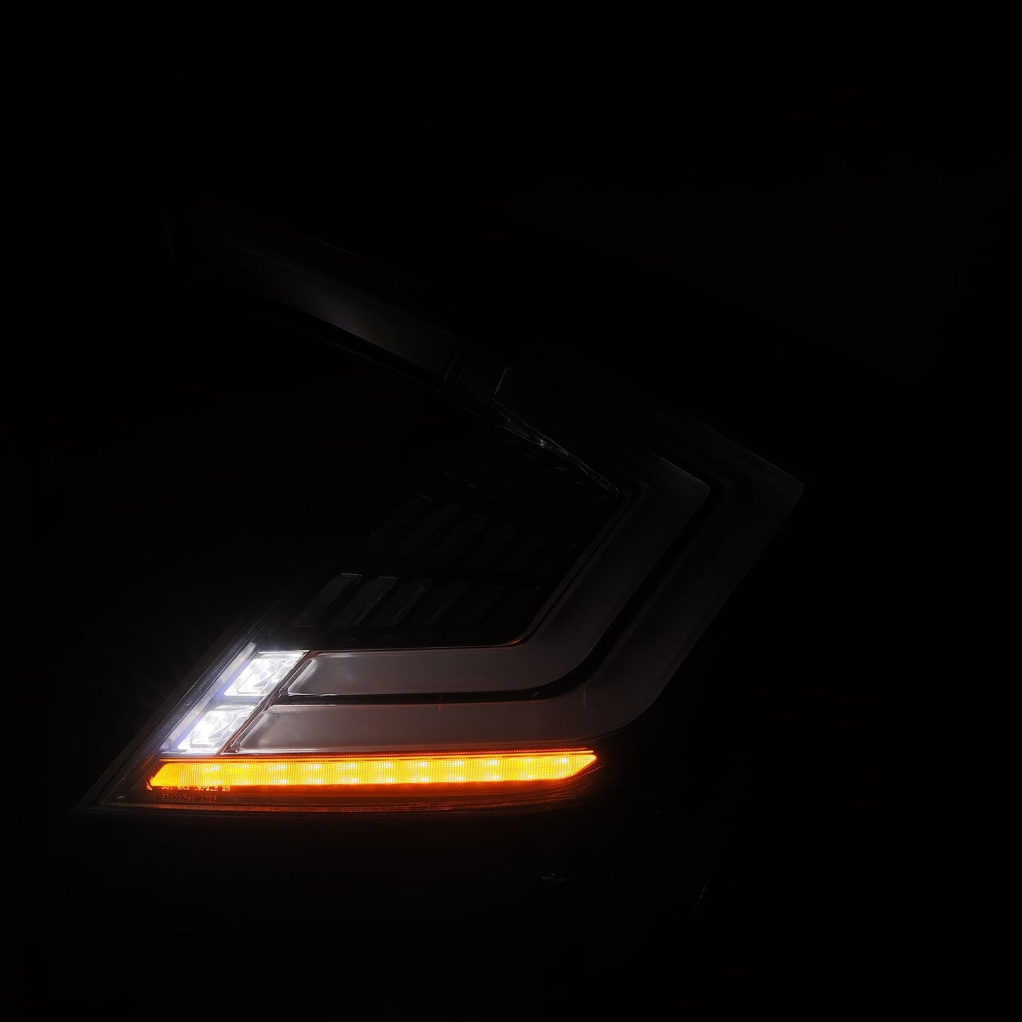AlphaRex 16-21 Honda Civic Hatchback NOVA-Series Prismatic LED Tail Lights Clear Smoke
