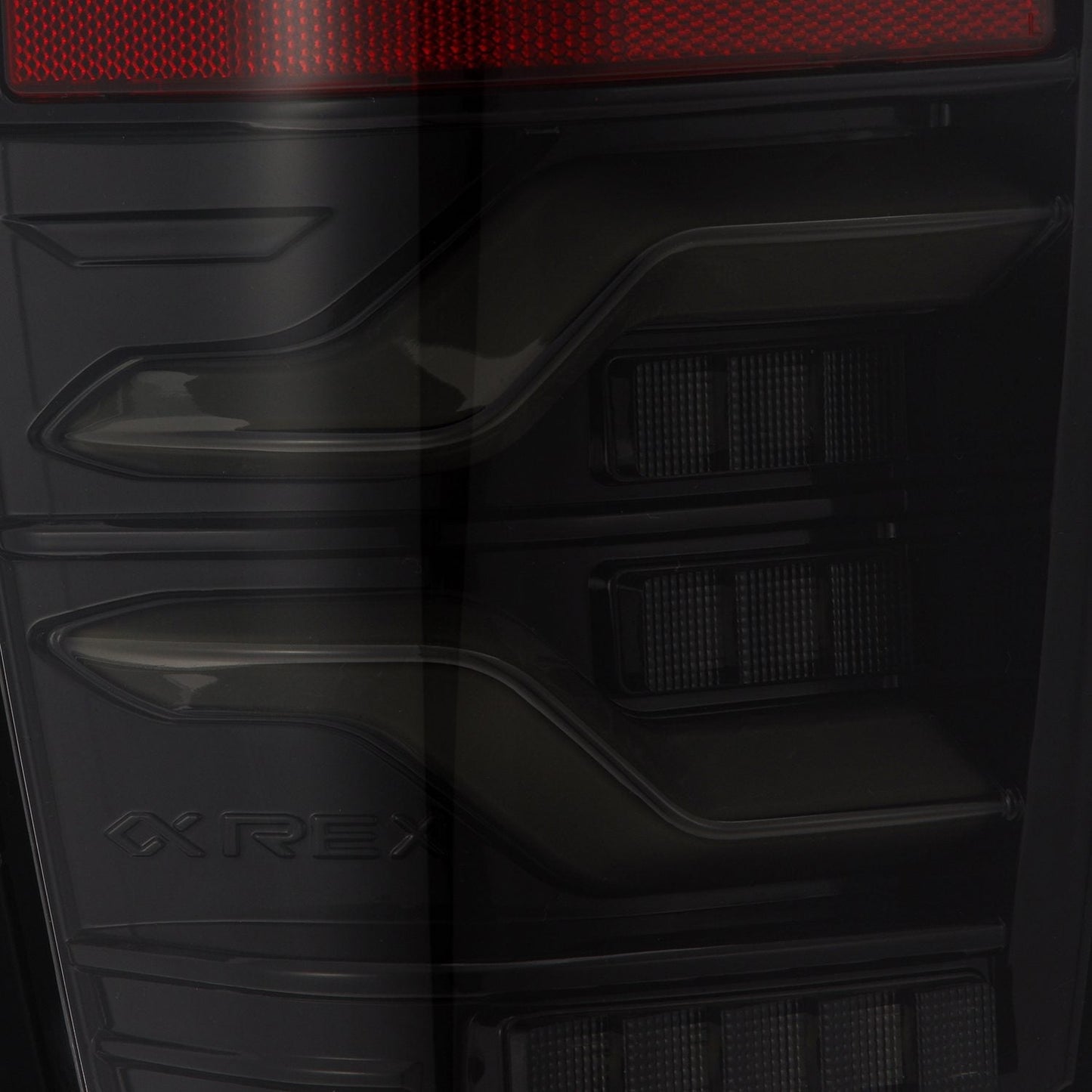 AlphaRex 16-23 Toyota Tacoma LUXX-Series LED Tail Lights Alpha-Black