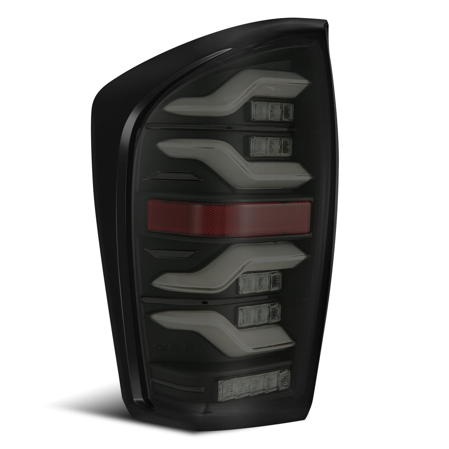 AlphaRex 16-23 Toyota Tacoma LUXX-Series LED Tail Lights Black