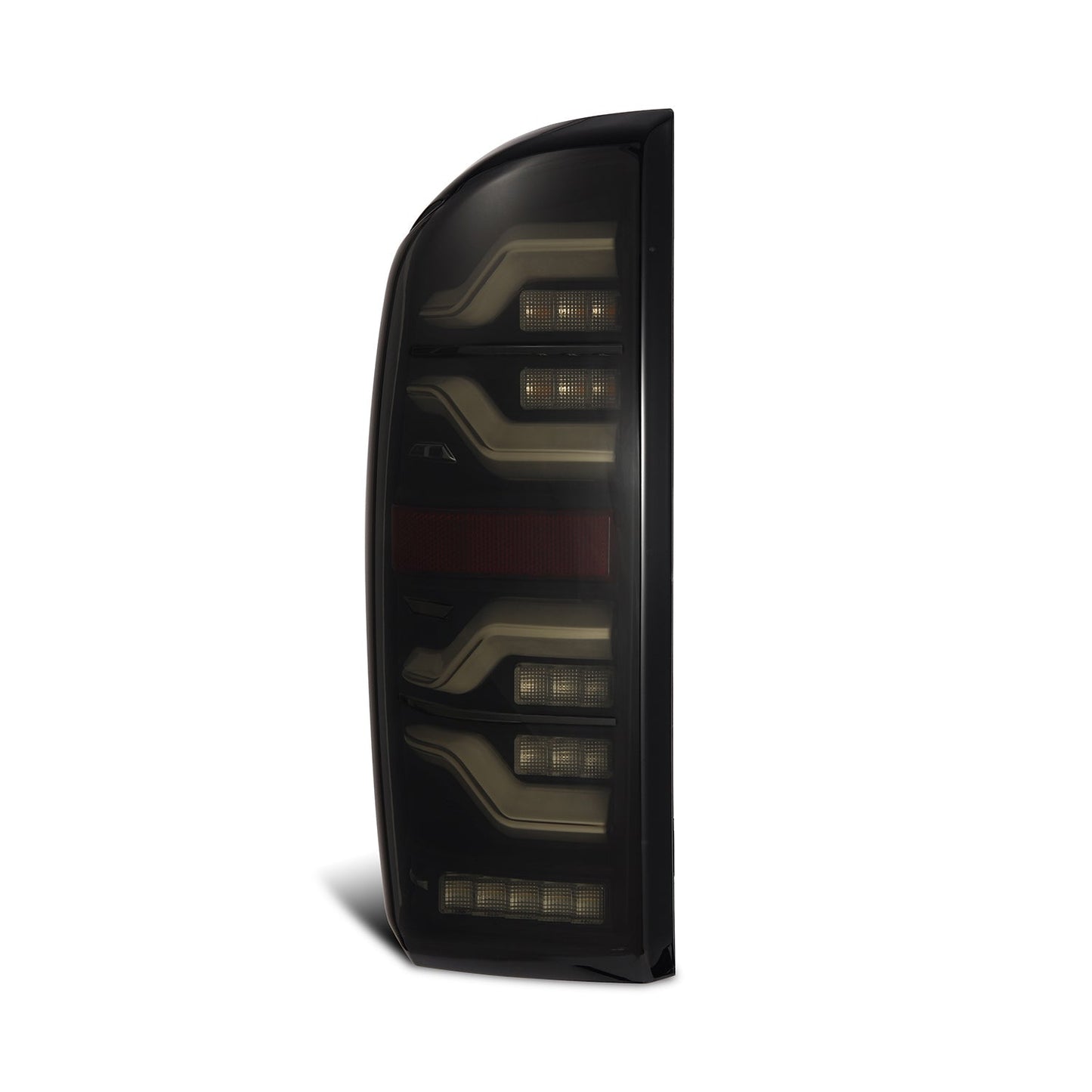 AlphaRex 16-23 Toyota Tacoma LUXX-Series LED Tail Lights Black