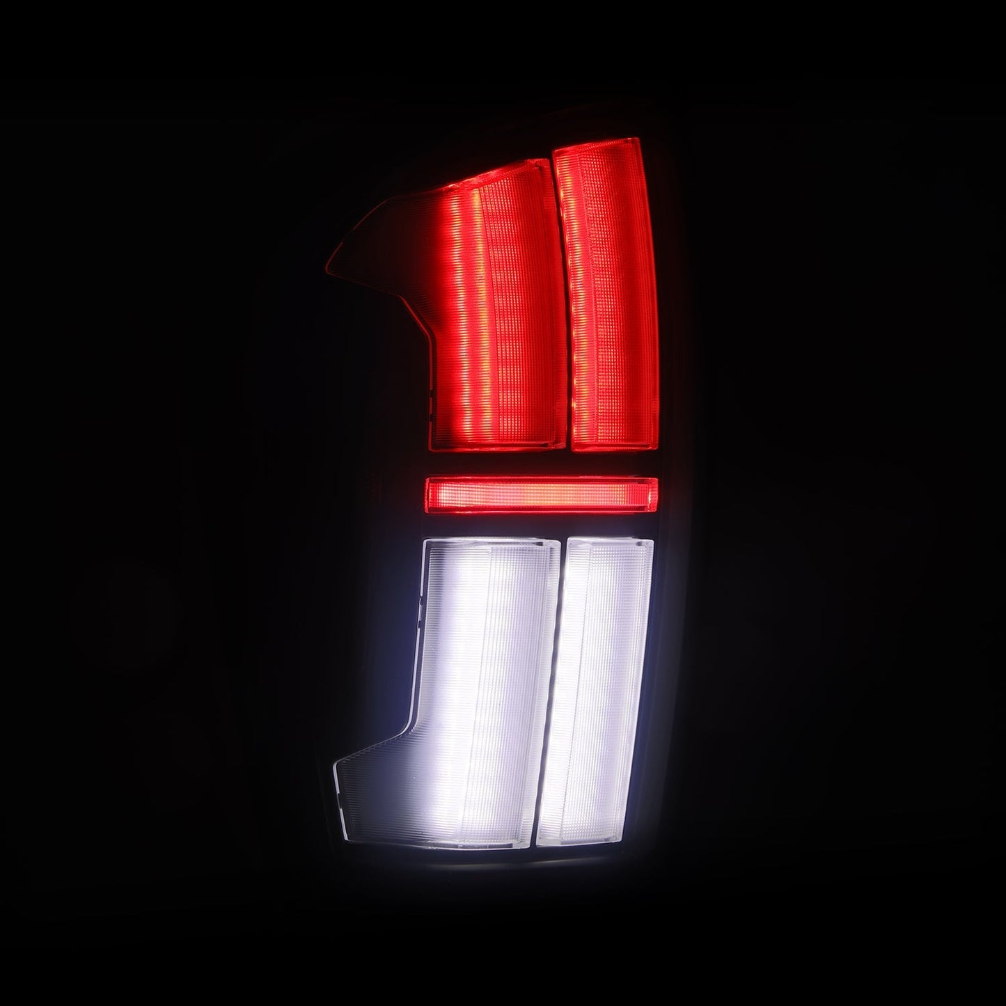 AlphaRex 16-23 Toyota Tacoma NOVA-Series Prismatic LED Tail Lights Alpha-Black
