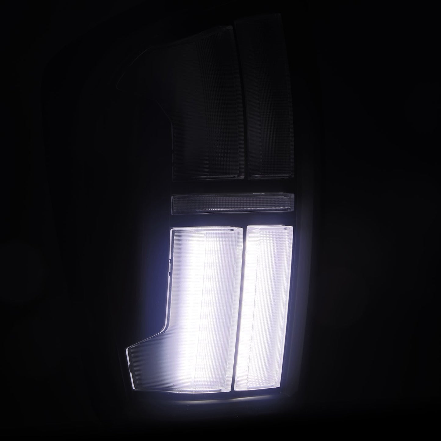 AlphaRex 16-23 Toyota Tacoma NOVA-Series Prismatic LED Tail Lights Alpha-Black